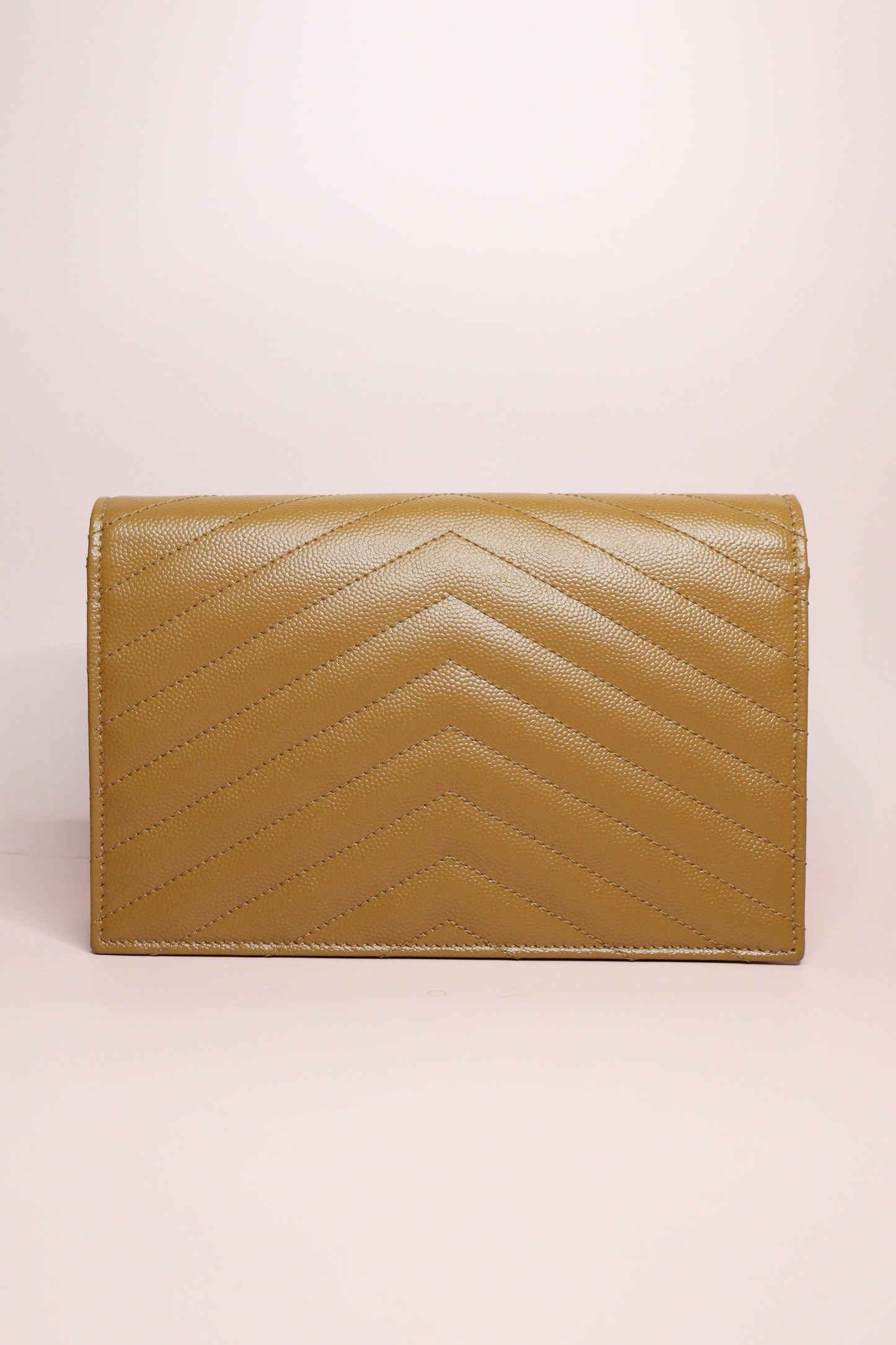 Saint Laurent Cassandre Envelope Chain Wallet