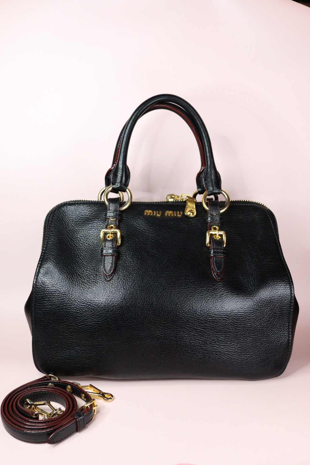 Miu Miu Madras Tote