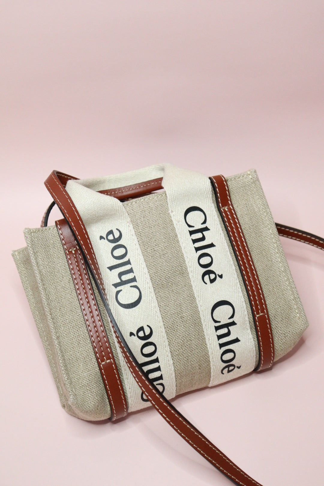Chloé Mini Woody Tote Bag