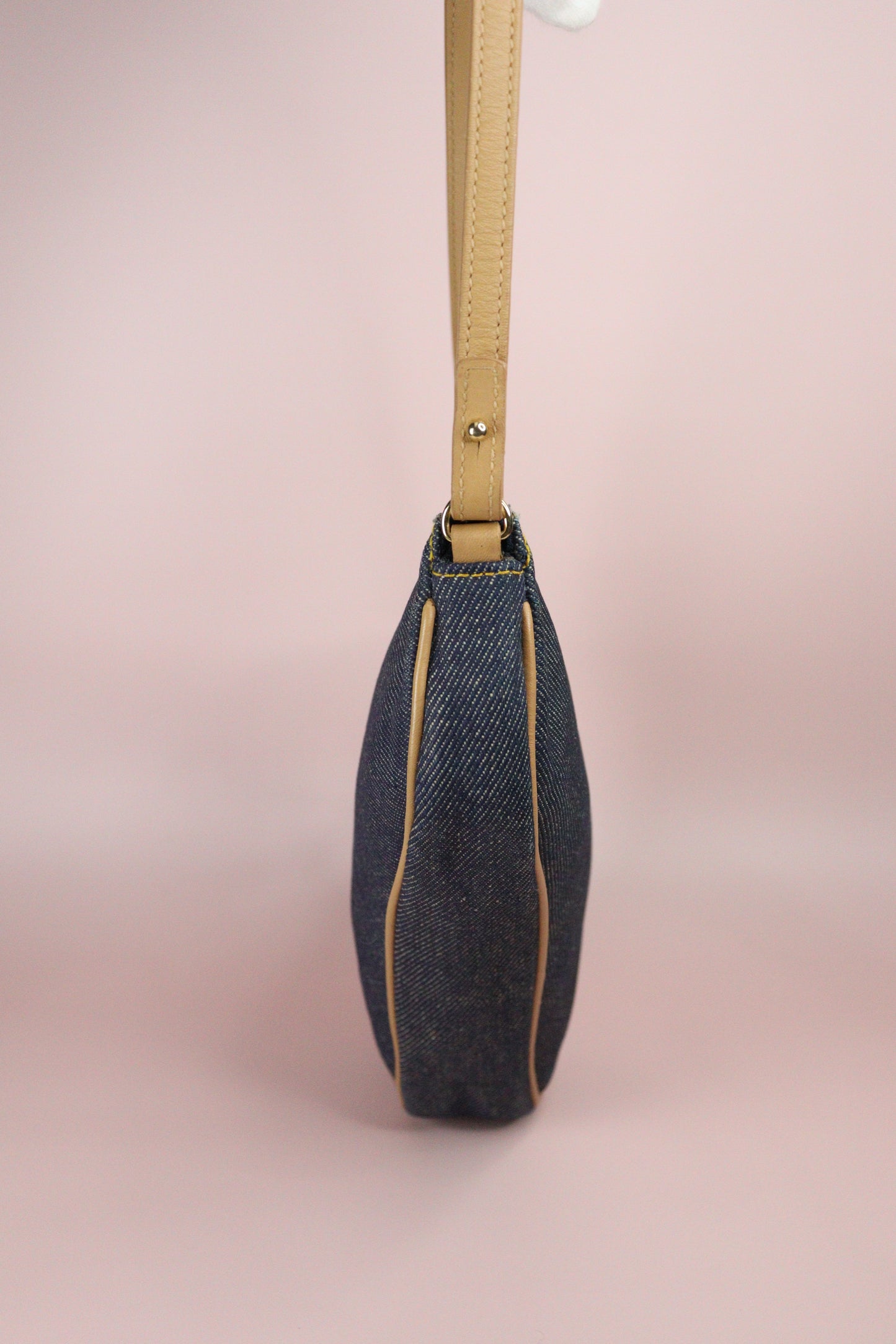 Christian Dior Denim Saddle Bag