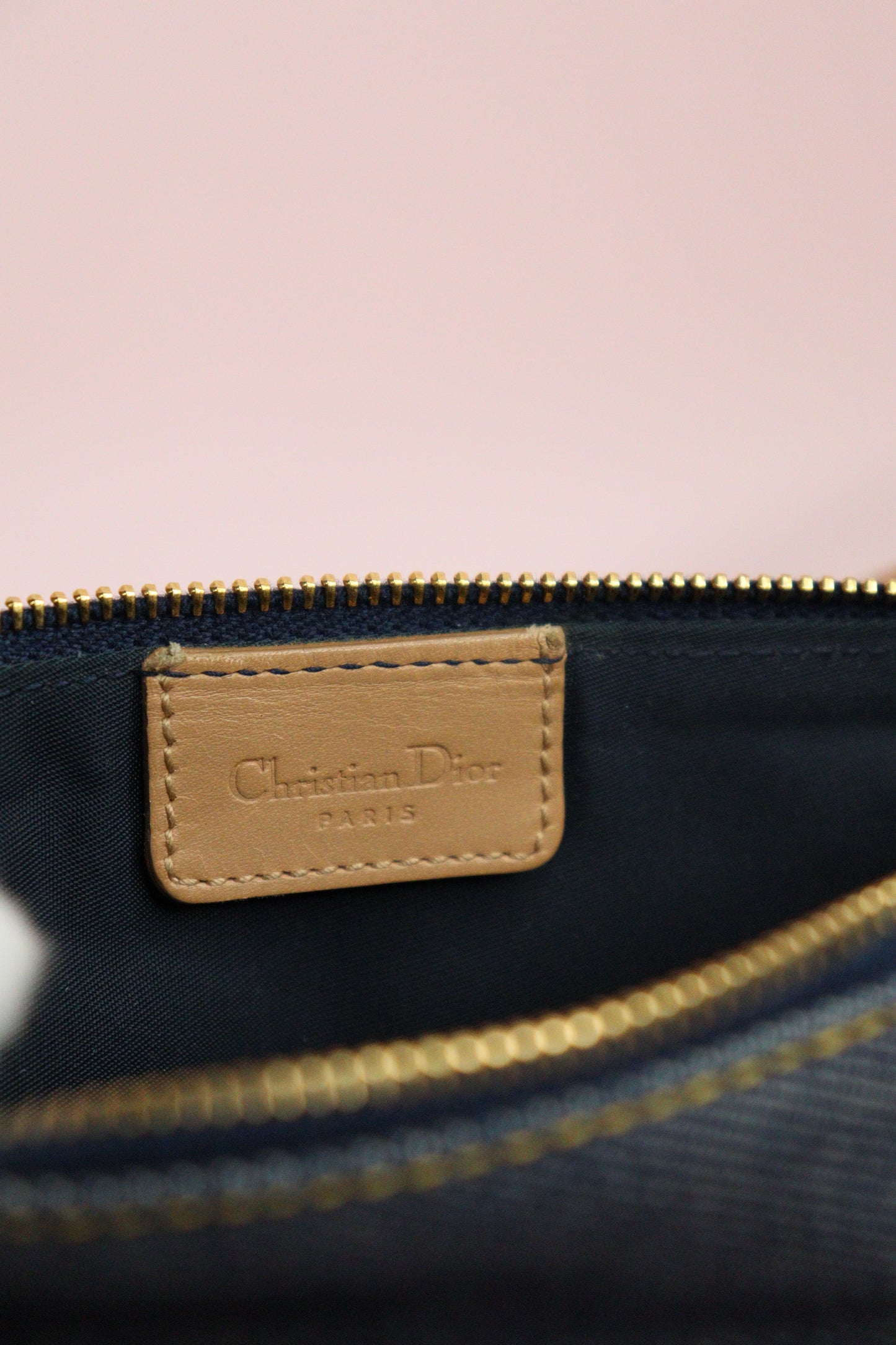 Christian Dior Denim Saddle Bag
