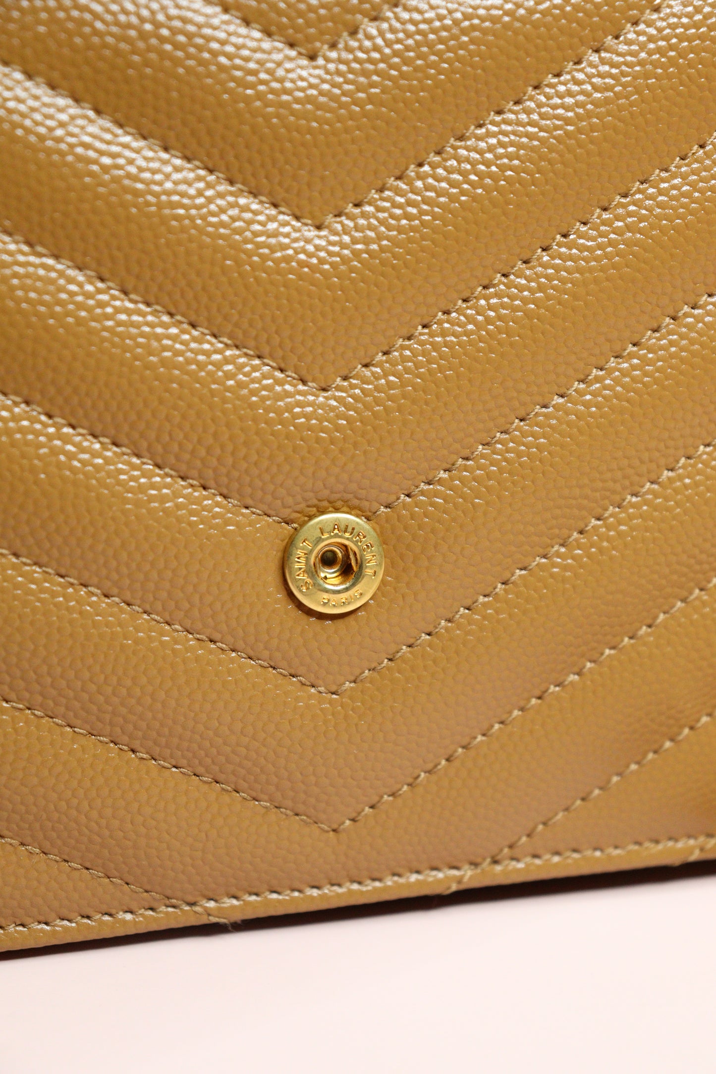 Saint Laurent Cassandre Envelope Chain Wallet