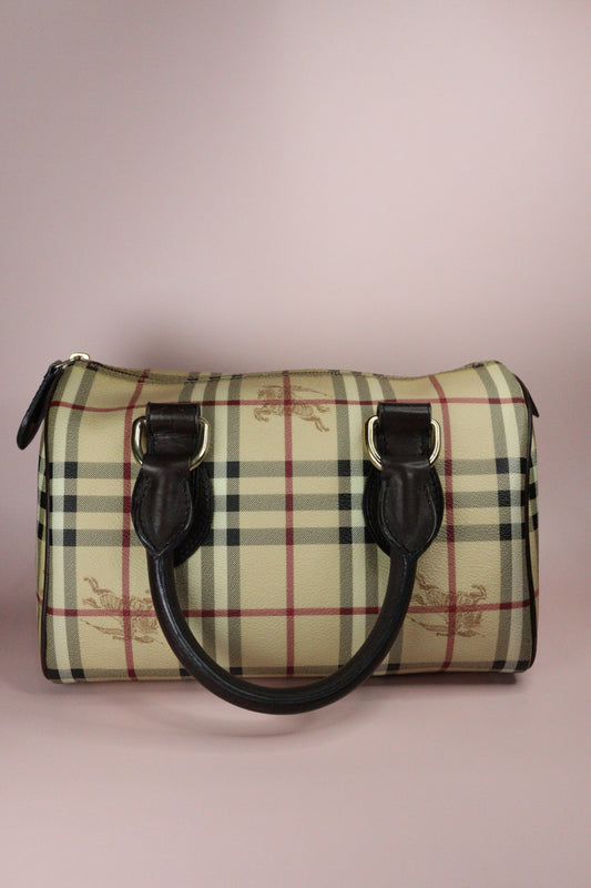 Burberry Haymarket Bowling Bag