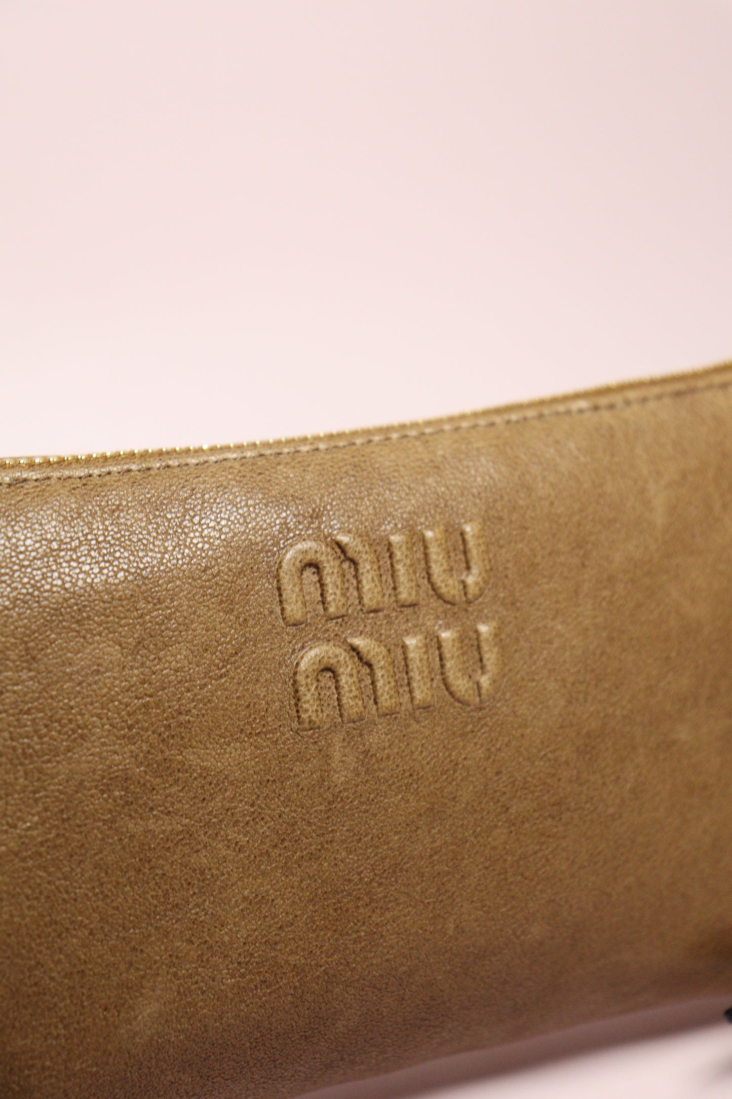 Miu Miu Logo-Lettering Pochette