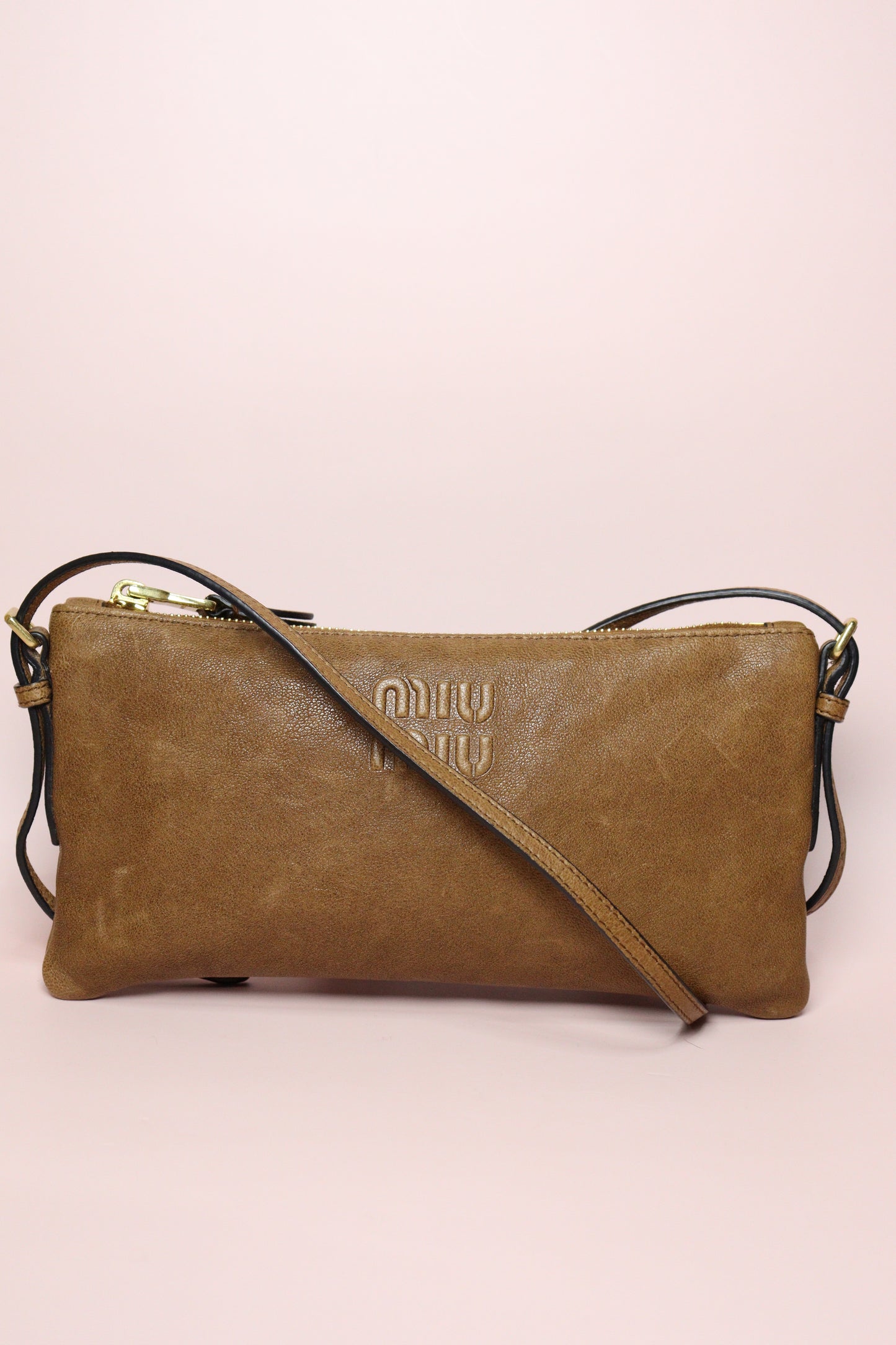 Miu Miu Logo-Lettering Pochette