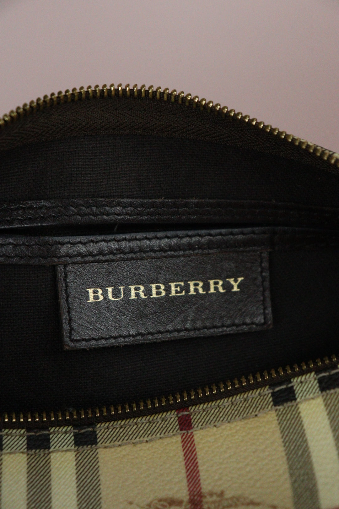 Burberry Haymarket Bowling Bag