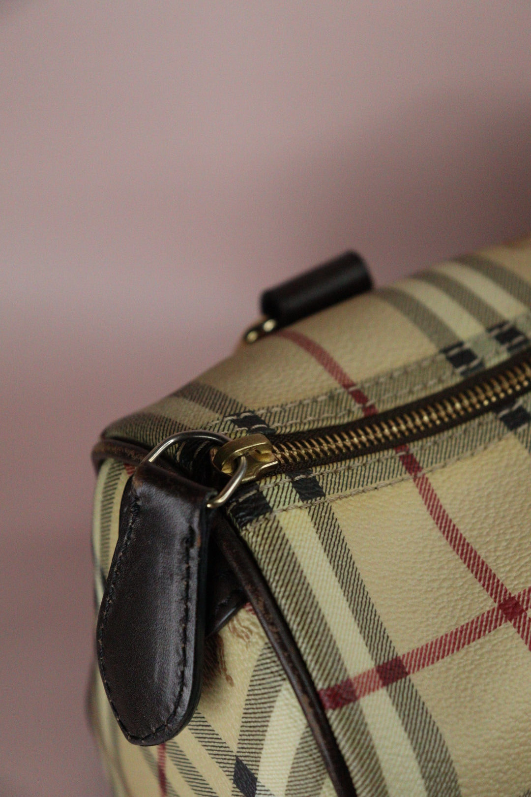 Burberry Haymarket Bowling Bag