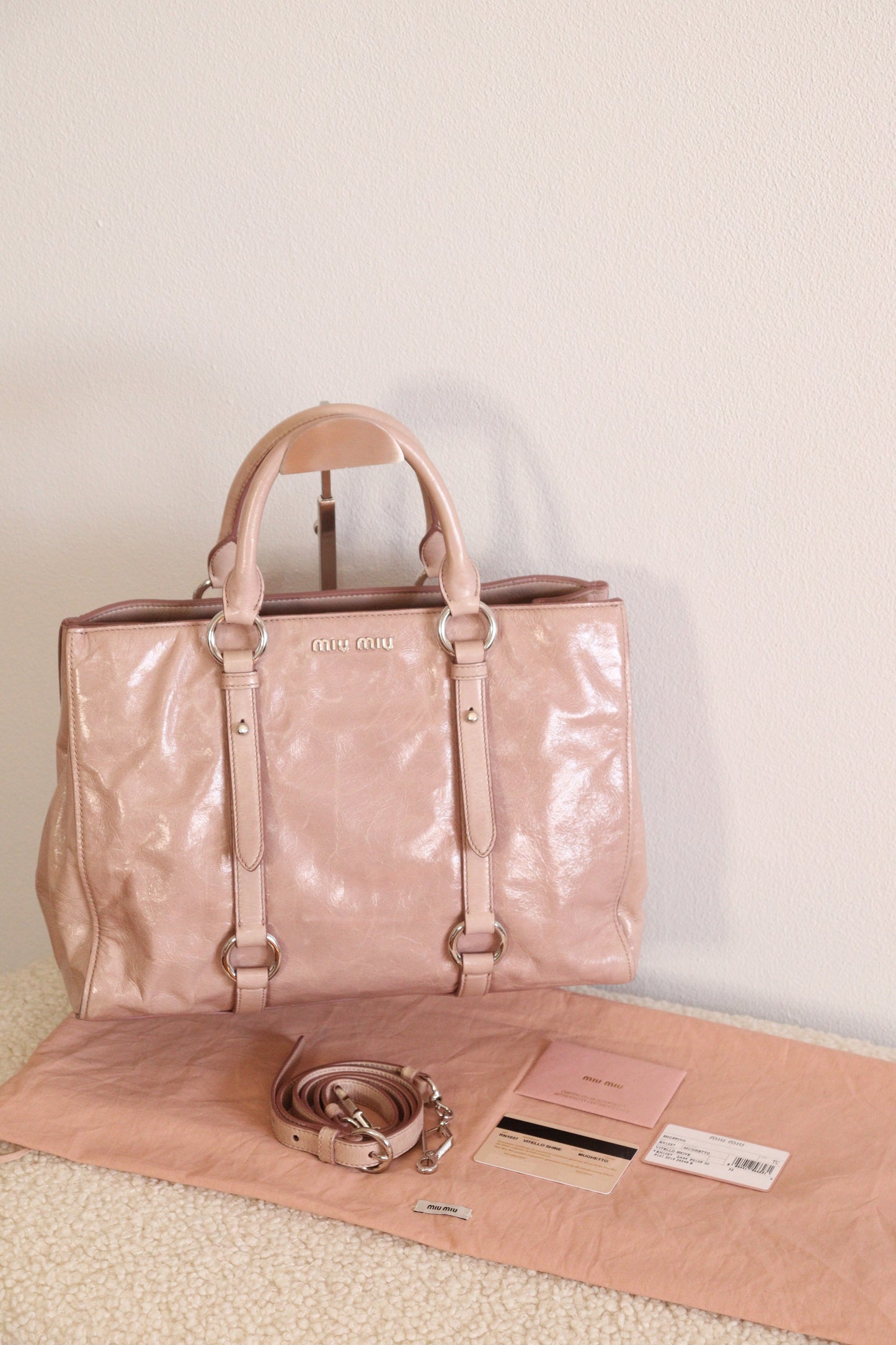 Miu Miu Vitello Shine