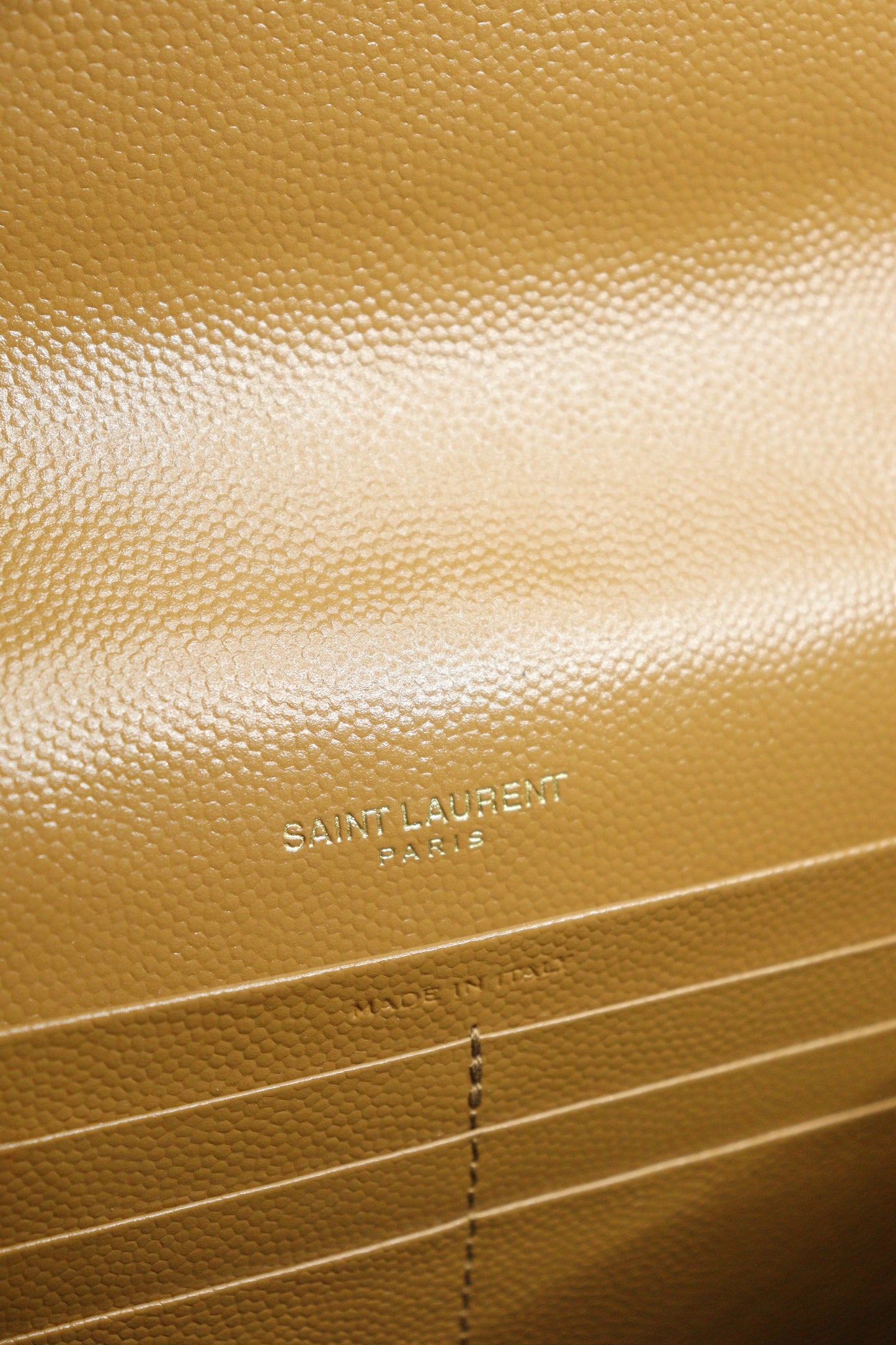 Saint Laurent Cassandre Envelope Chain Wallet
