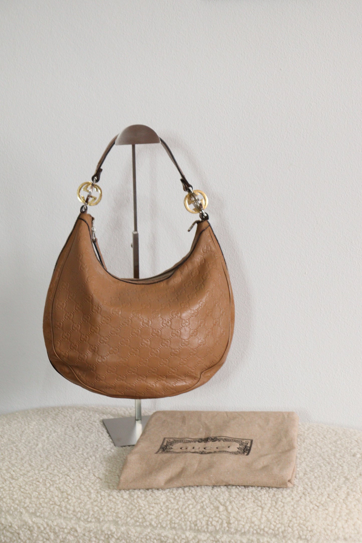 Gucci Guccissima Twins Hobo