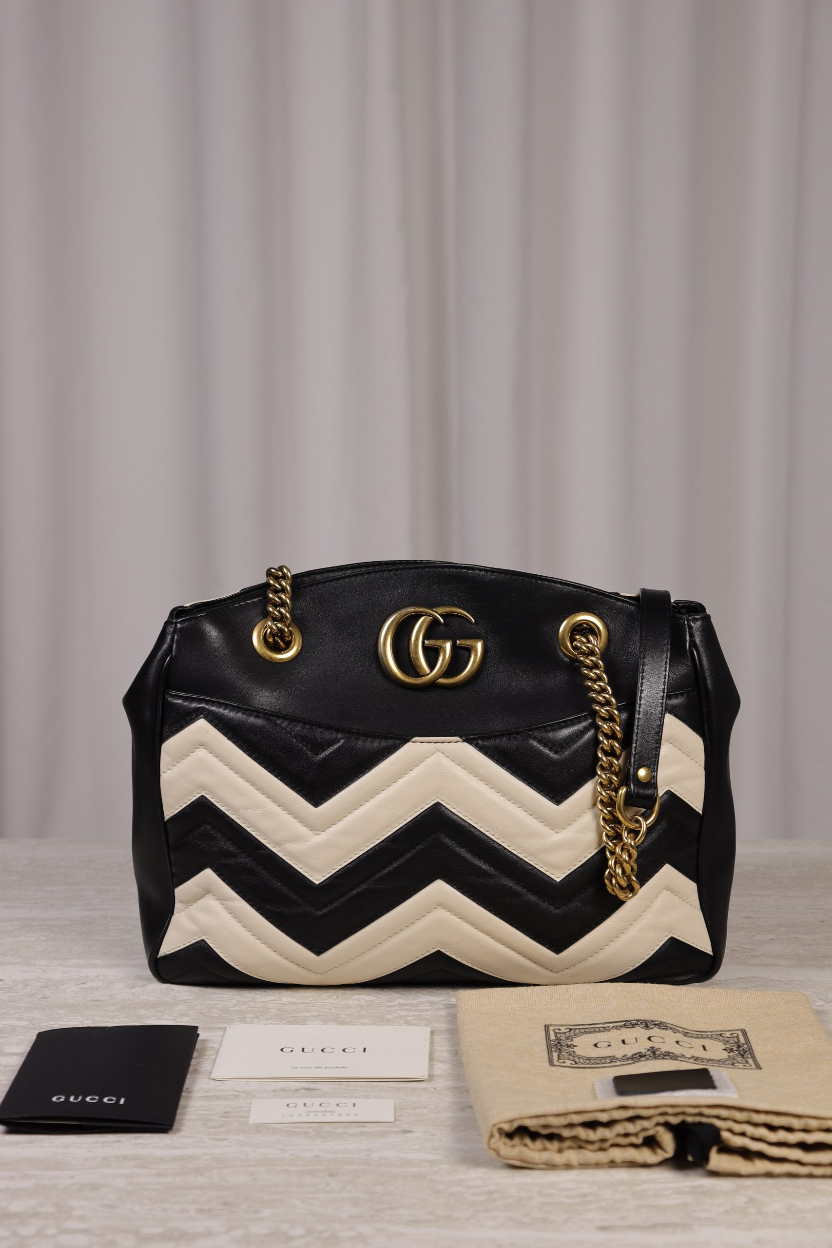 Gucci Marmont Chain Tote Matelassé